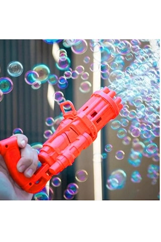 Ithink Oyuncak Baloncuk Makinesi Mini Gun Kırmızı