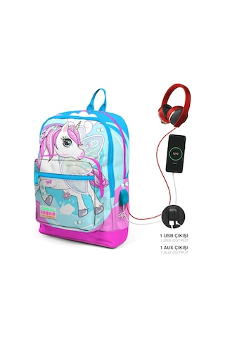 Coral High-usb'li Okul Sırt Çantası 23811 Pembe
