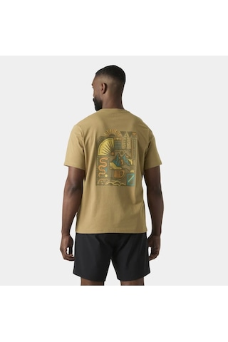 Helly Hansen Massif Graphic Erkek T-shirt Kahve