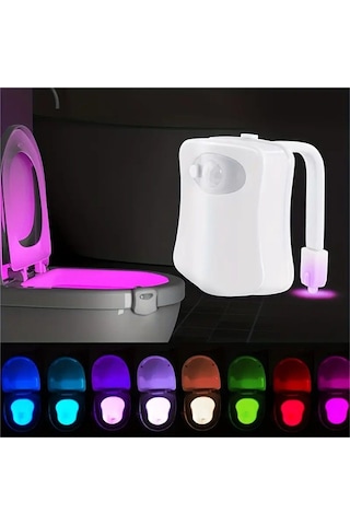 Banyo Yaratıcı Sensörlü Led Gece Lambası, Atmosferik Işık