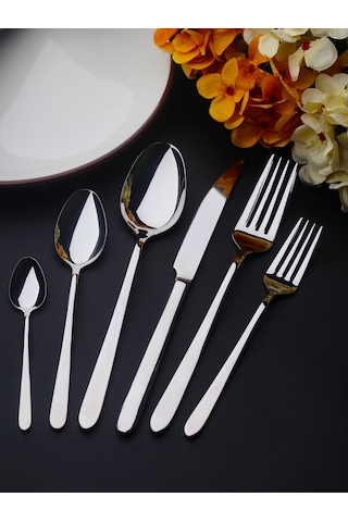 Vizyon 12 Kişilik 72 Parça Çatal Kaşık Bıçak Takımı Metal