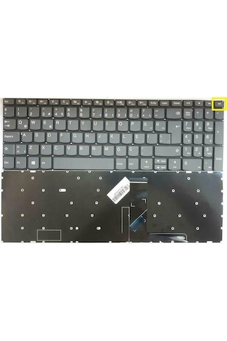 Lenovo Uyumlu İdeapad V330-15IKB Füme Türkçe Notebook Klavye /Tuş Takımı