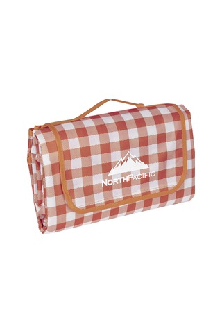 North Pacific Büyük Piknik Matı - Çanta Formlu Turuncu