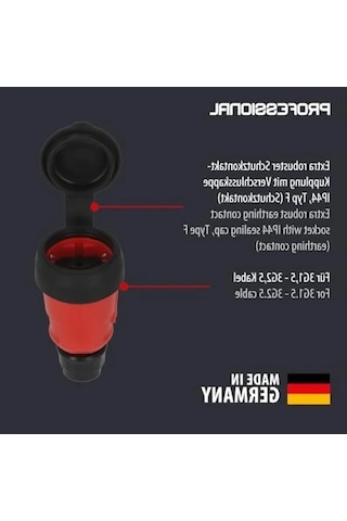 Ip44 Koruma Sınıfına Sahip Profesyonel Kavrama 0,25 mm² / 0.34 mm²