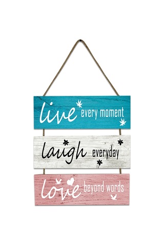 Evrensel Rustik Mutfak Duvar Tabelası, Asılı Rustik Ahşap, Çok Renkli