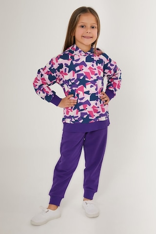 Rolypoly Stars Mor Kız Çocuk Eşofman Takımı Mor