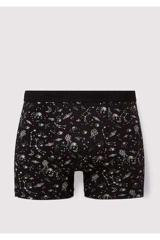 Mavi - Galaksi Baskılı Siyah Boxer 092084-900 Siyah