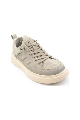 Bambi Haki Keten Erkek Sneaker E01175521118 Ten