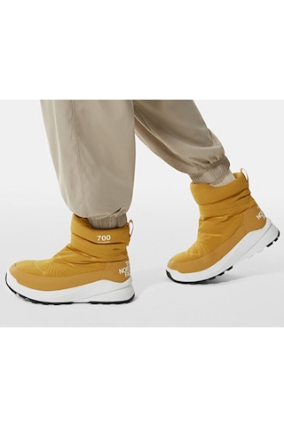 The North Face W Nptse İi Bootie Wp Kadın Kar Botu Nf0a5g2ı2by1 Sarı Sarı