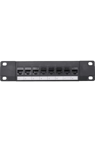 Portlu Düz Geçişli Cat6 Patch Panel Rj45 Ağ Kablosu Adaptörü