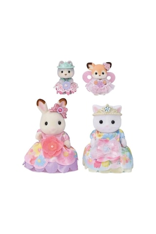 Nessiworld 5809 Sylvanian Families Çiçekli Prensesler Seti +3 Yaş Diğer