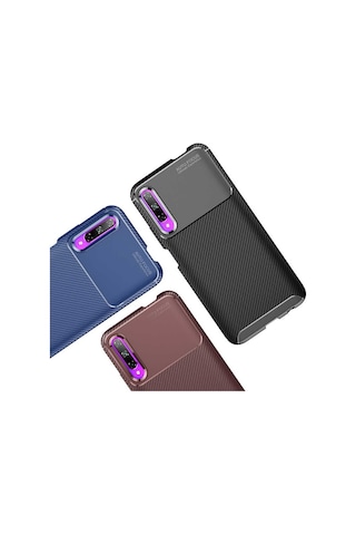 Huawei P Smart Pro 2019 Kilif Karbon Silikon Case 405436845