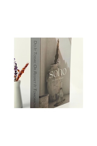 Kitap Görünümlü Dekoratif Kutu, Iskandinav Tarzı Kitap Şeklinde Saklama Kutusu, Ev Dekorasyonu, Modern Ev Dekorasyonu- Do It Today - Dvdktpkt004