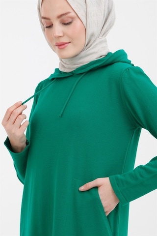 Armine Trend Triko Elbise 22KD902 Netfi Yeşil