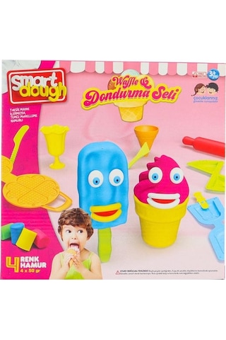 Dondurma ve Waffle Set Oyun Hamuru