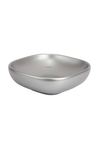 Smanni - Alya 41 Tezgah Üstü Lavabo Mat Platin - Lv1130-208- Platin