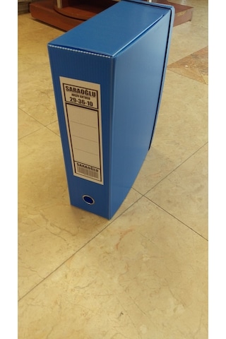 Saraoğlu Arşiv ve Proje Kutusu 29 x 36 x 10 CM Mavi 25 Adet