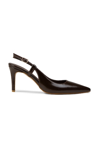 Deery Kadın Kahverengi Slingback Stiletto - Rd420zkhvm01 Kahverengi