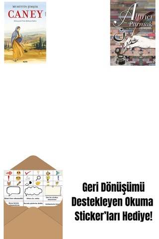 Caney + Altıncı Parmak + Okuma Sticker'ları