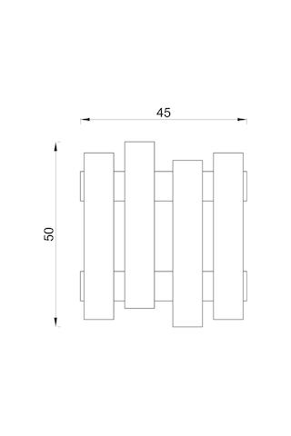 Flora CHIT Duvar Tipi Elbise Askılığı Beyaz
