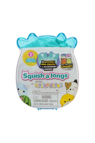 Squishmallows Squish-a-longs 2 Figür + Yüzük Sürpriz Paket Seri 2 Al0048-s2
