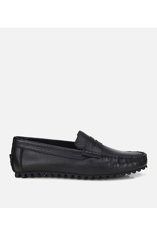 Hotiç Erkek Deri Siyah Comfort Günlük Loafer