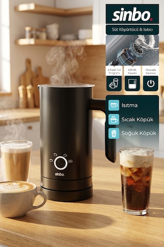 Sinbo STO-6736 500 W Barista Tipi Süt Köpürtücü
