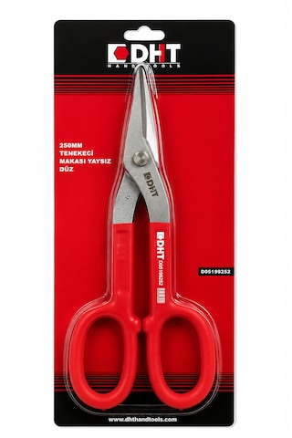 Dht 250 Mm Yaysız Düz Tenekeci Makası Profesyonel Sac Metal Levha Kesme Makası