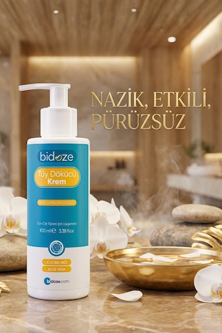 Bidoze Aloe Vera & Jojoba Tüy Dökücü Krem 100 ML