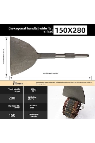 Besthome1 Genişletilmiş Ultra İnce 150mm Altıgen Saplı Darbeli Matkap Uçlu Çelik Oymak