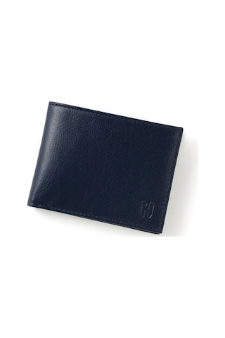 Dean Erkek Lacivert Deri Cep Tasarım Çok Bölmeli Rfid Korumalı Cüzdan Lacivert