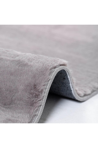 Jassrug Soft Kürk Halı 160 x 230 Antrasit