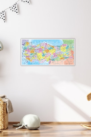 Anatolian 110 Parçalık Eğitici Puzzle - Türkiye Haritası İller 7401