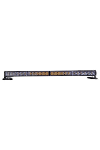 4'lü Tepe Çakar Lamba Mıknatıslı Vantuzlu 21 Fonksiyonlu 24 Ledli Kırmızı Mavi-beyaz Beyaz 60cm Usb-fiş Şarjlı Kumandalı Adet / Lapa118-1