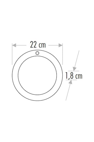 Cata 20w Sensörlü Sıva Üstü Led Armatür Beyaz Cat Ct-9247b Beyaz