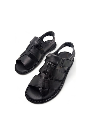 Magic Shoes Hakiki Deri Ortopedik Erkek Sandalet 001
