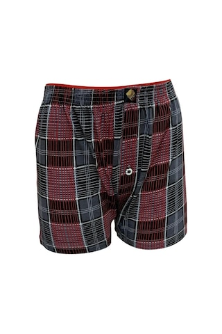 Jojoboy Polo Erkek Mavi-Siyah-Sarı Desenli Boxerdon 2 Li