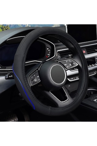 Michelin Mc1003naz Premium Suni Deri Direksiyon Kılıfı Mavi