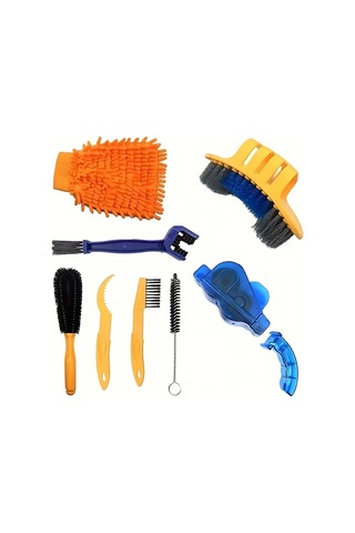 Elmpaly 4'lü Bisiklet Temizlik Seti, Bakım Aletleri Zincir Temizleyici