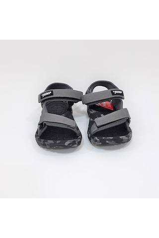 Jump 30066 Gri Cırtlı Rahat Erkek Çocuk Sandalet 001