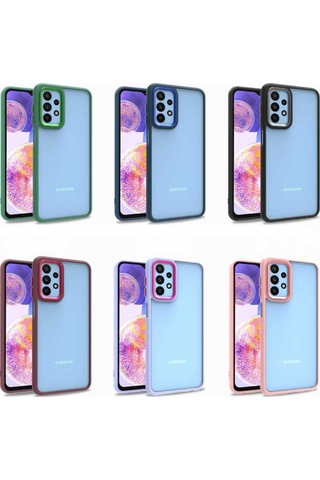 Samsung Uyumlu Galaxy A23 Kılıf Zore Flora Kapak