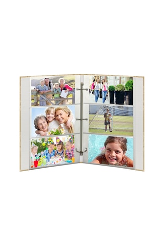 Lexroo Jasmine - 3-ring Photo Album 300 Pockets Hold 4x6 Photos, Jasmine Design