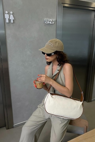 Shule Bags Elena Kanvas Baget Çanta Taba Taba