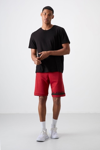 Air Jones Tommy Life Albie Kırmızı Standart Kalıp Erkek Şort - 81241 Kırmızı