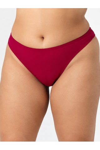 Büyük Beden Klasik Kadın Bikini Alt Kırmızı