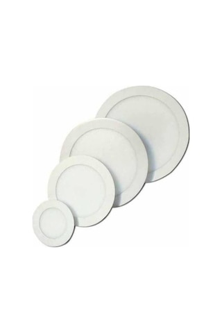 Zmr 6 Watt Yuvarlak Sıva Altı Led Panel Spot 10 Adet Led Beyaz