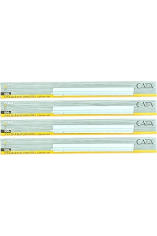 Cata Ct-2466 5w 3200k Günışığı Ledli Bant Armatür 4 Adet Beyaz