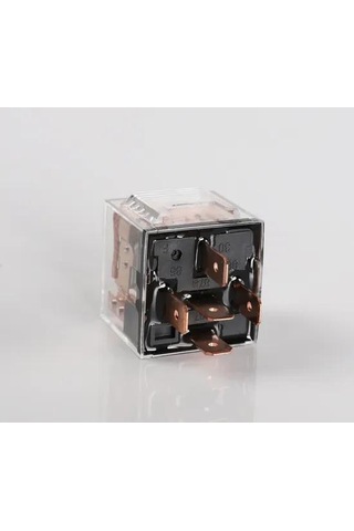 Röle Şeffaf 24v 40 A 5 Uçlu Çift Platinli Işıklı