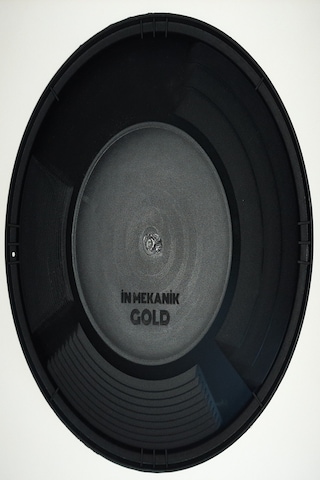 İn Mekanik Gold Pan Altın Tavası Altın Yakalama Eleği Siyah Renk N11.263