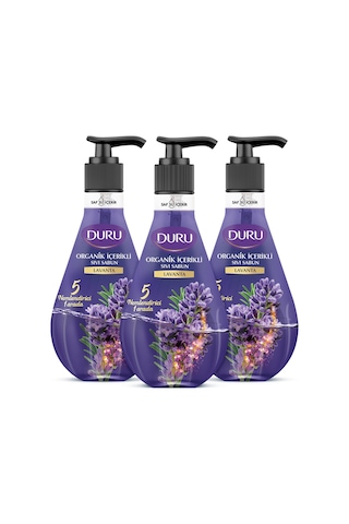 Organik Içerikli Lavanta Sıvı Sabun 3x500ml